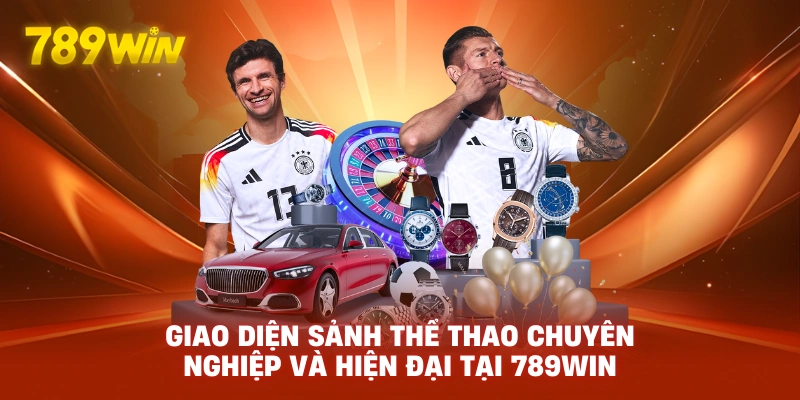 Giao diện sảnh thể thao chuyên nghiệp và hiện đại tại 789WIN
